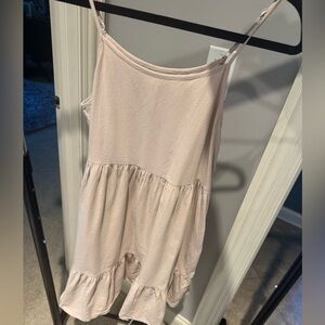 Light Tan Spaghetti Strap adjustable sun dress